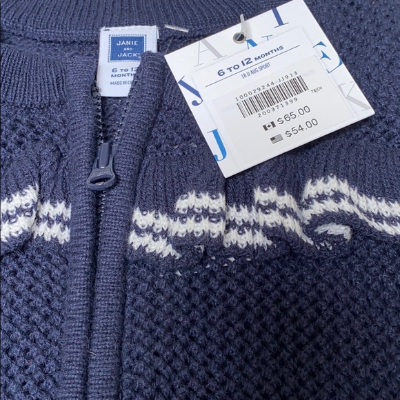 Janie and Jack girls ruffle sweater - Picture 5 of 6